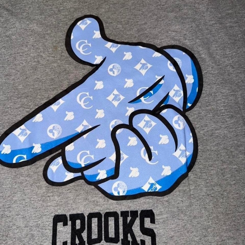 Crooks and Castles grey‎ t-shirt men Size 3XL - Picture 2 of 7